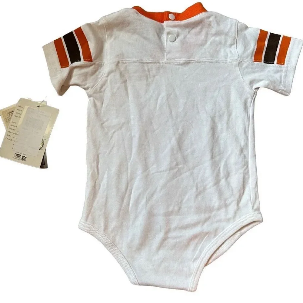 NWT NFL Browns one piece size 12 months